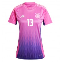Germany Thomas Muller #13 Replica Away Shirt Ladies Euro 2024 Short Sleeve